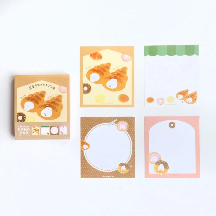 Furukawashiko Sweets Animal Workshop Memo Pads - Cozy Rabbit - Image 6