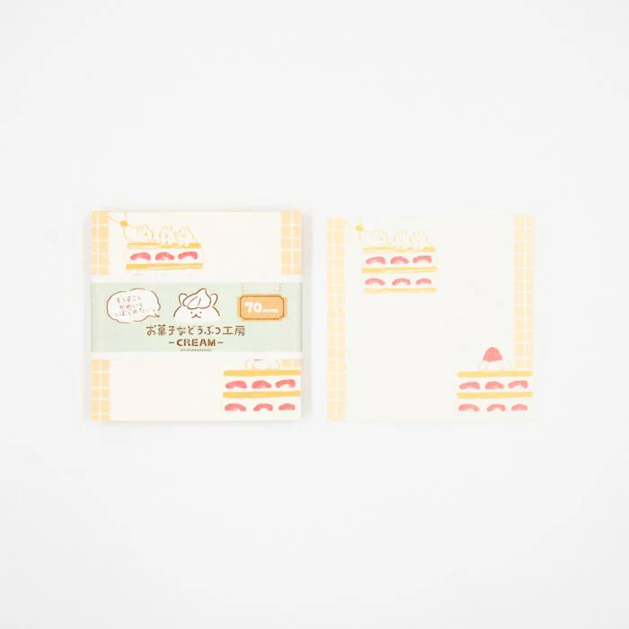 Furukawashiko Sweets Animal Workshop Memo Pads - Rabbit - Image 2