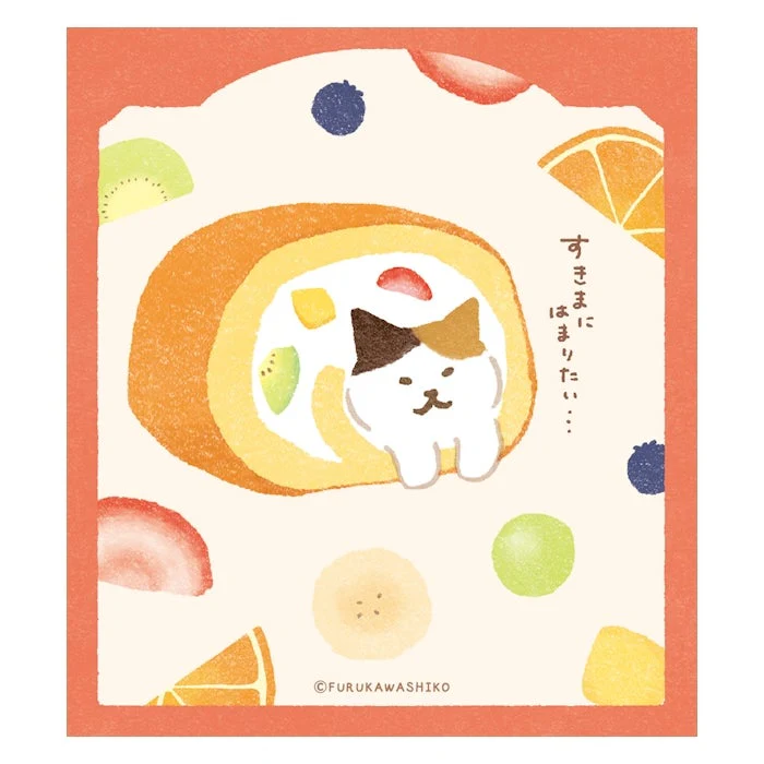 Furukawashiko Sweets Animal Workshop Memo Pads - Sukima Nyanko - Image 2