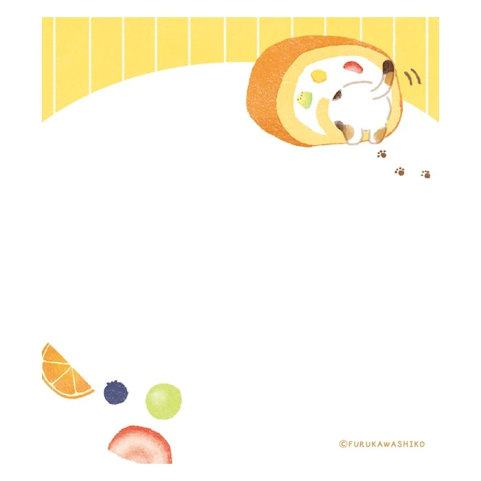 Furukawashiko Sweets Animal Workshop Memo Pads - Sukima Nyanko - Image 3