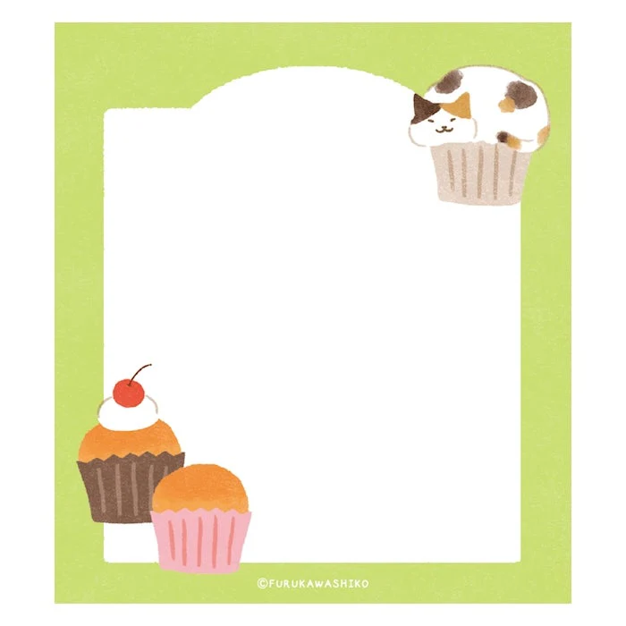 Furukawashiko Sweets Animal Workshop Memo Pads - Sukima Nyanko - Image 5