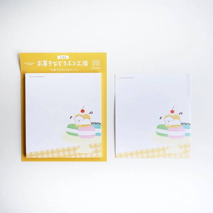Furukawashiko Sweets Animal Workshop Sticky Notes - Trapped Dog - Image 2