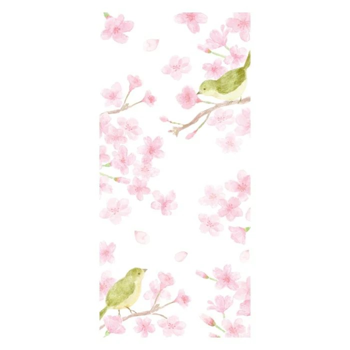 Furukawashiko Today's Letter - Cherry Blossoms and Japanese Warblers - Image 3