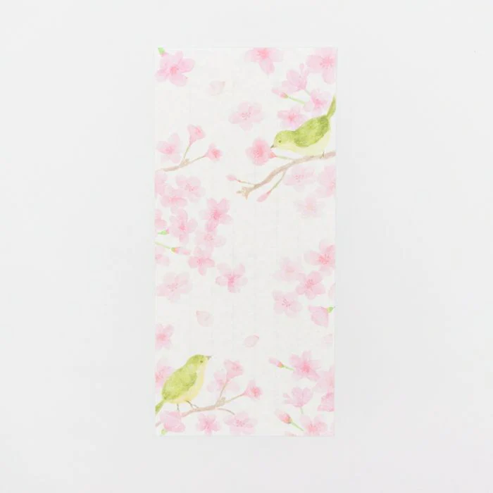 Furukawashiko Today's Letter - Cherry Blossoms and Japanese Warblers - Image 4
