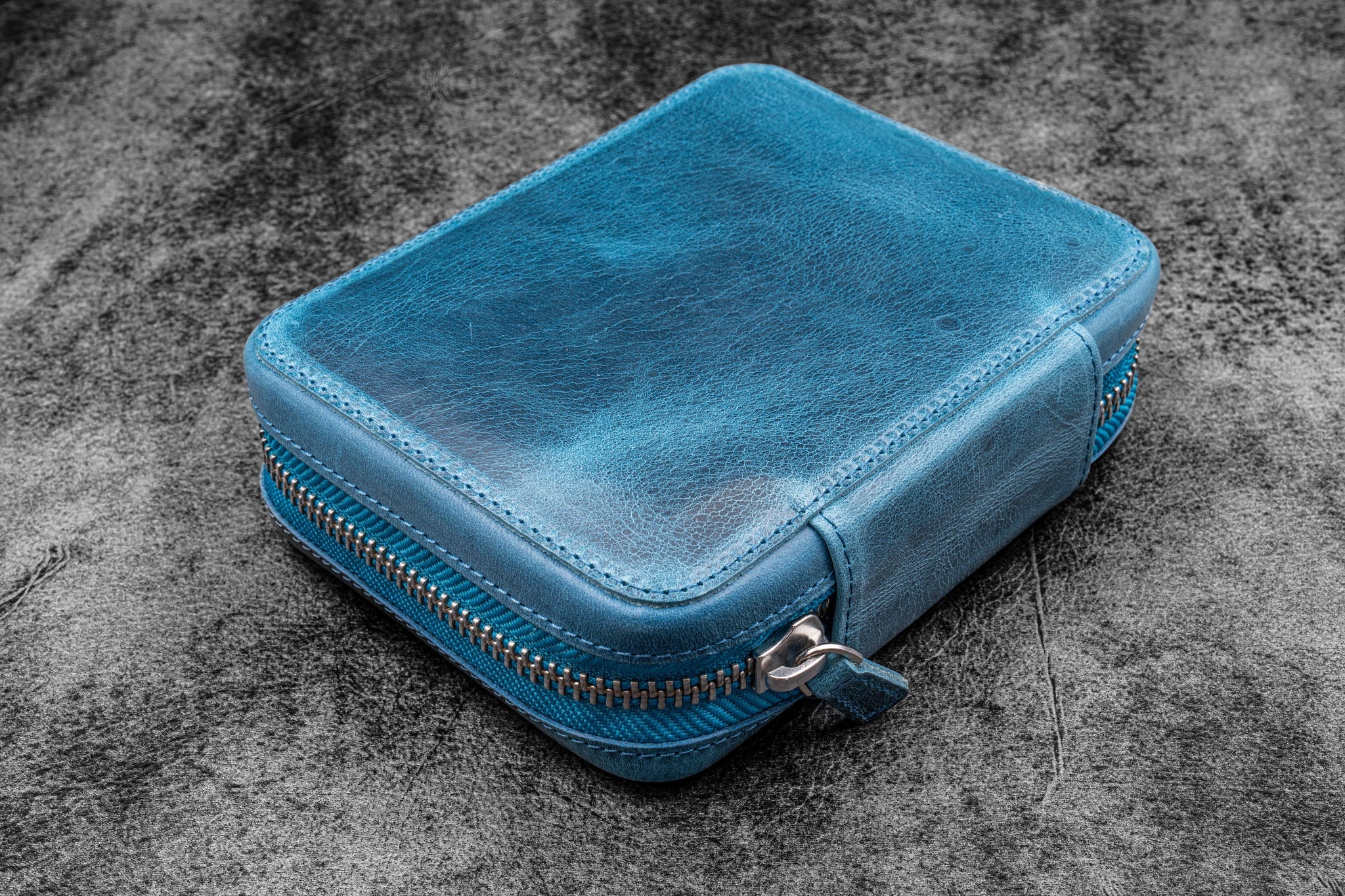 Galen Leather 10 Pen Expansi-Pouch Zipper Case - Image 12