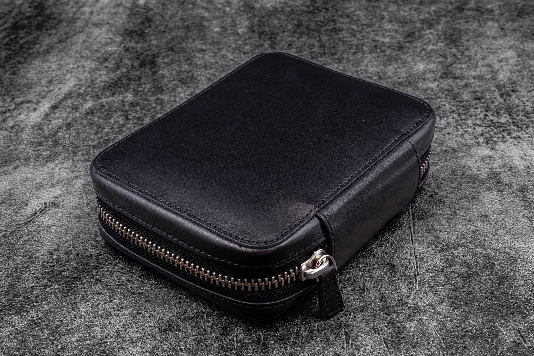 Galen Leather 10 Pen Expansi-Pouch Zipper Case - Image 4