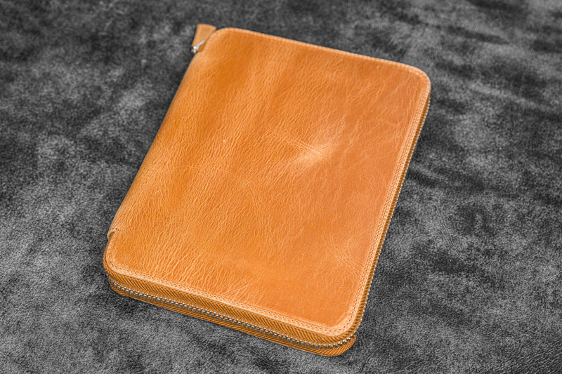 Galen Leather 20 Pen Zipper Case - Image 16