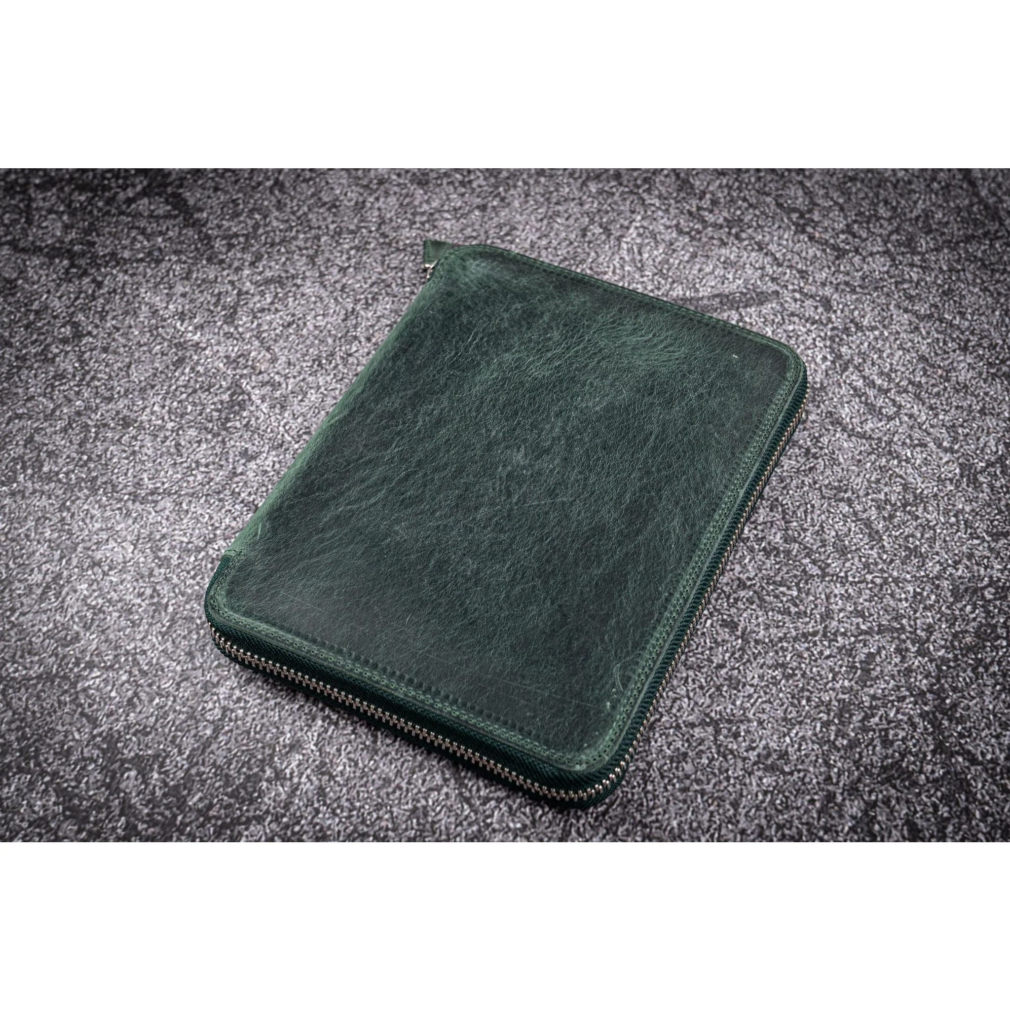 Galen Leather 20 Pen Zipper Case - Image 4
