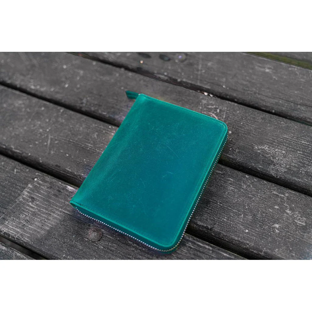 Galen Leather 5 Pen Zipper Case - Image 10