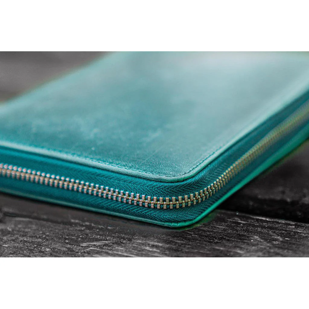 Galen Leather 5 Pen Zipper Case - Image 11