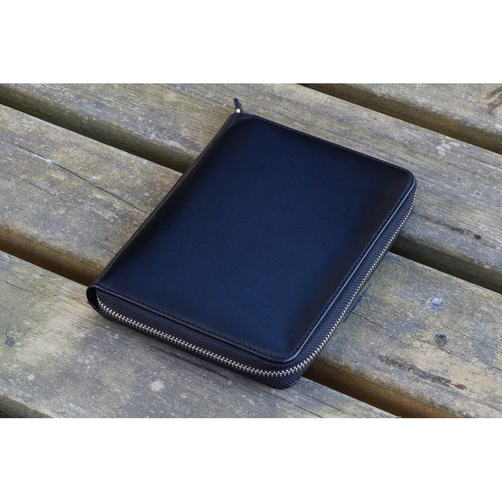 Galen Leather 5 Pen Zipper Case - Image 2