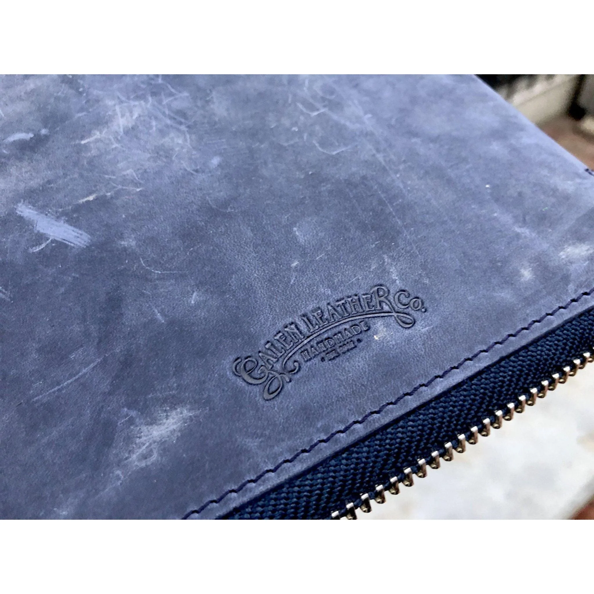 Galen Leather 5 Pen Zipper Case - Image 22
