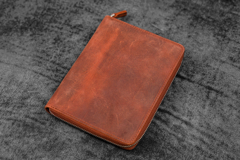 Galen Leather 5 Pen Zipper Case - Image 39