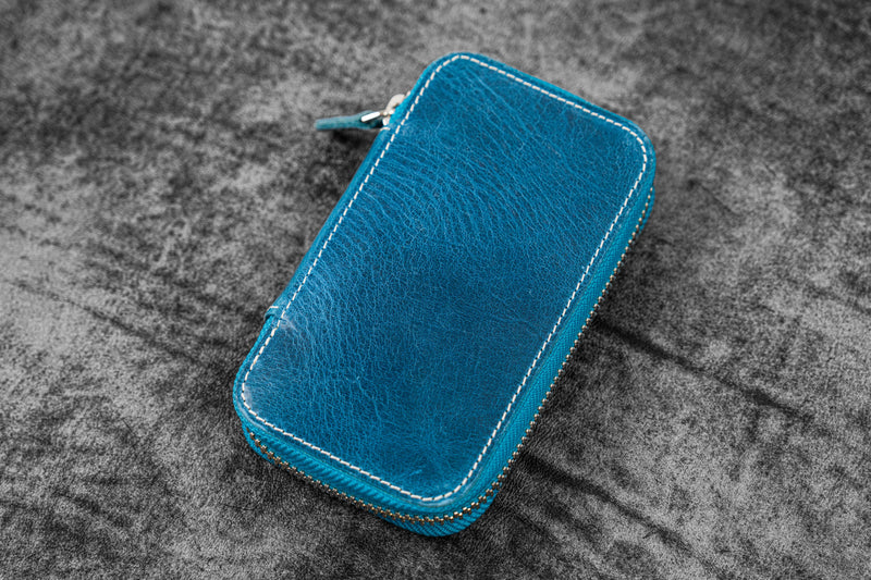 Galen Leather 6 Pen Zipper Case - Image 15