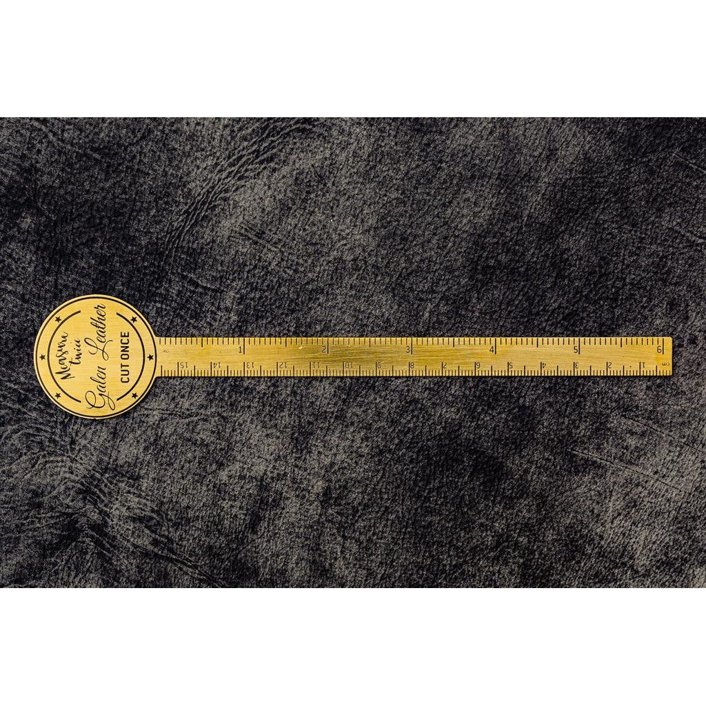 Galen Leather Brass Letter Opener