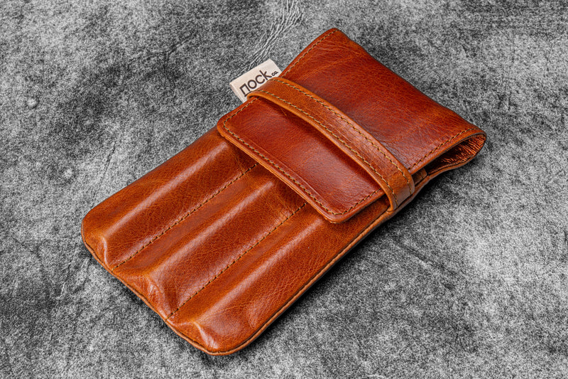 Galen Leather Legacy Collection X Nock Co Leather Lookout Pen Case - Image 2