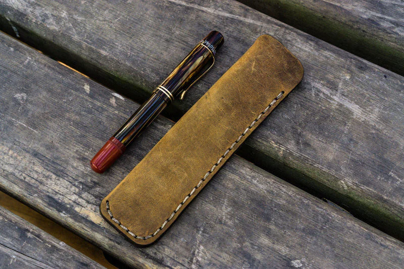 Galen Leather Single Pen Case/ Pouch - Image 3