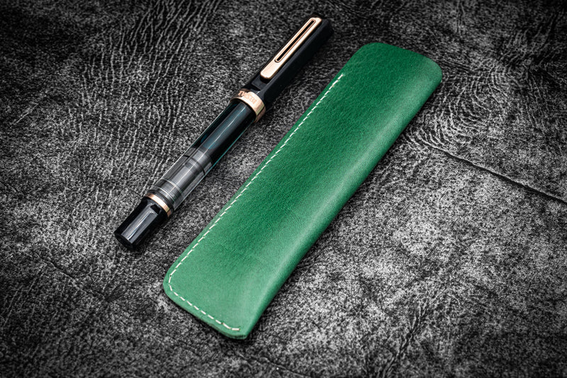 Galen Leather Single Pen Sleeve - Image 11