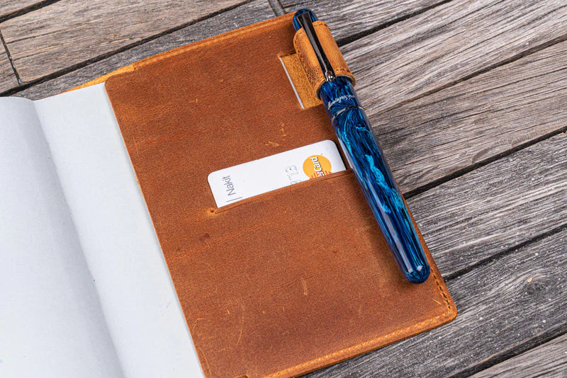 Galen Leather Slim A6 Notebook Cover - Image 3
