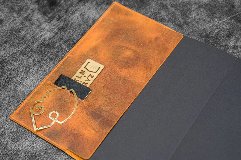 Galen Leather Slim B5 Notebook Cover - Image 2