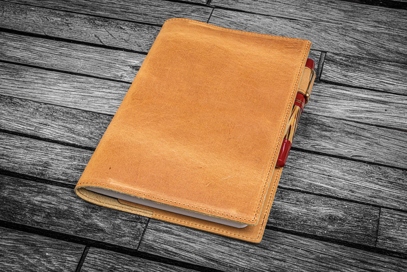 Galen Leather Slim B6 Notebook Cover - Image 3