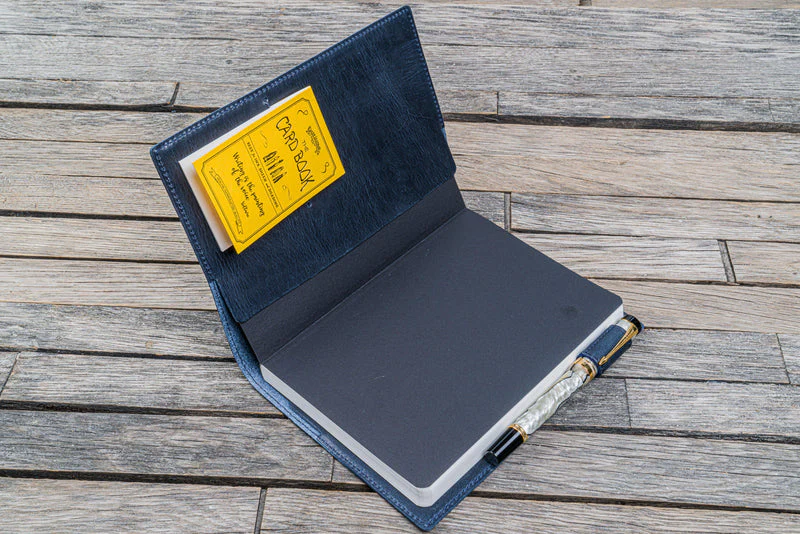 Galen Leather Slim B6 Notebook Cover - Image 7