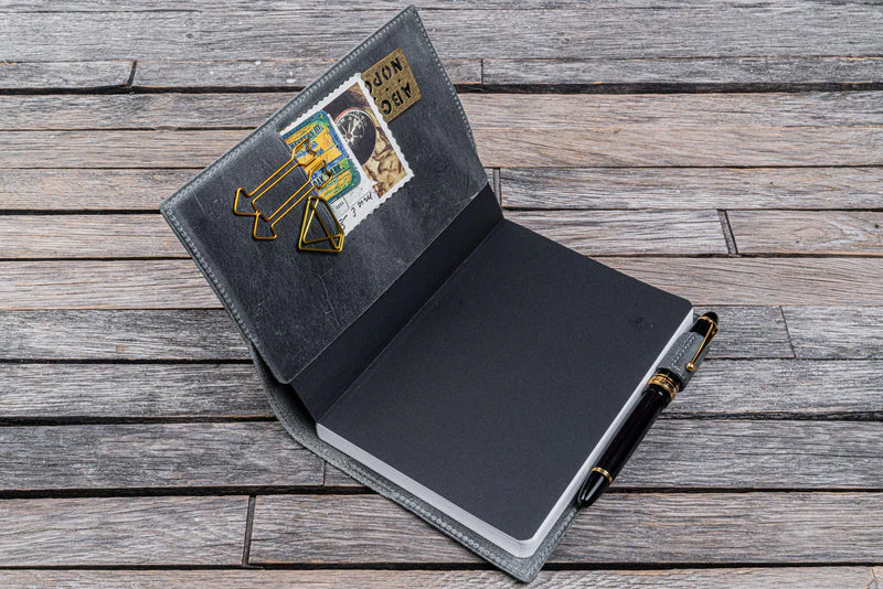 Galen Leather Slim B6 Notebook Cover - Image 9