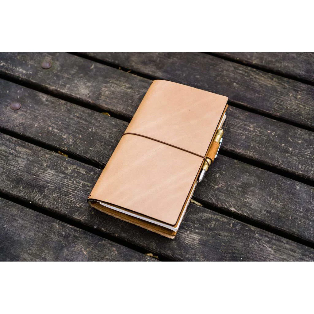 Galen Leather Traveler's Wallet Insert - Regular Size / Hobonichi Weeks Cover - Image 11