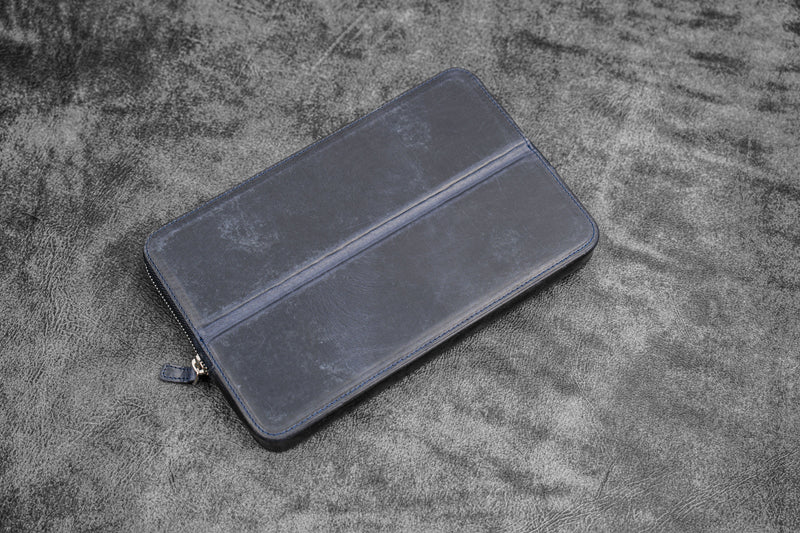 Galen Leather Zippered Magnum Opus 12 Slot Pen Case - Image 15