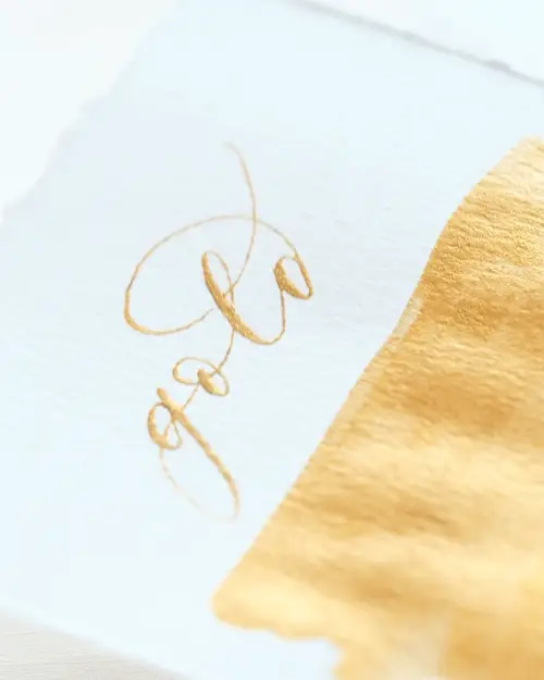 Tom's Studio Gold - Calligraphy Ink - Image 5