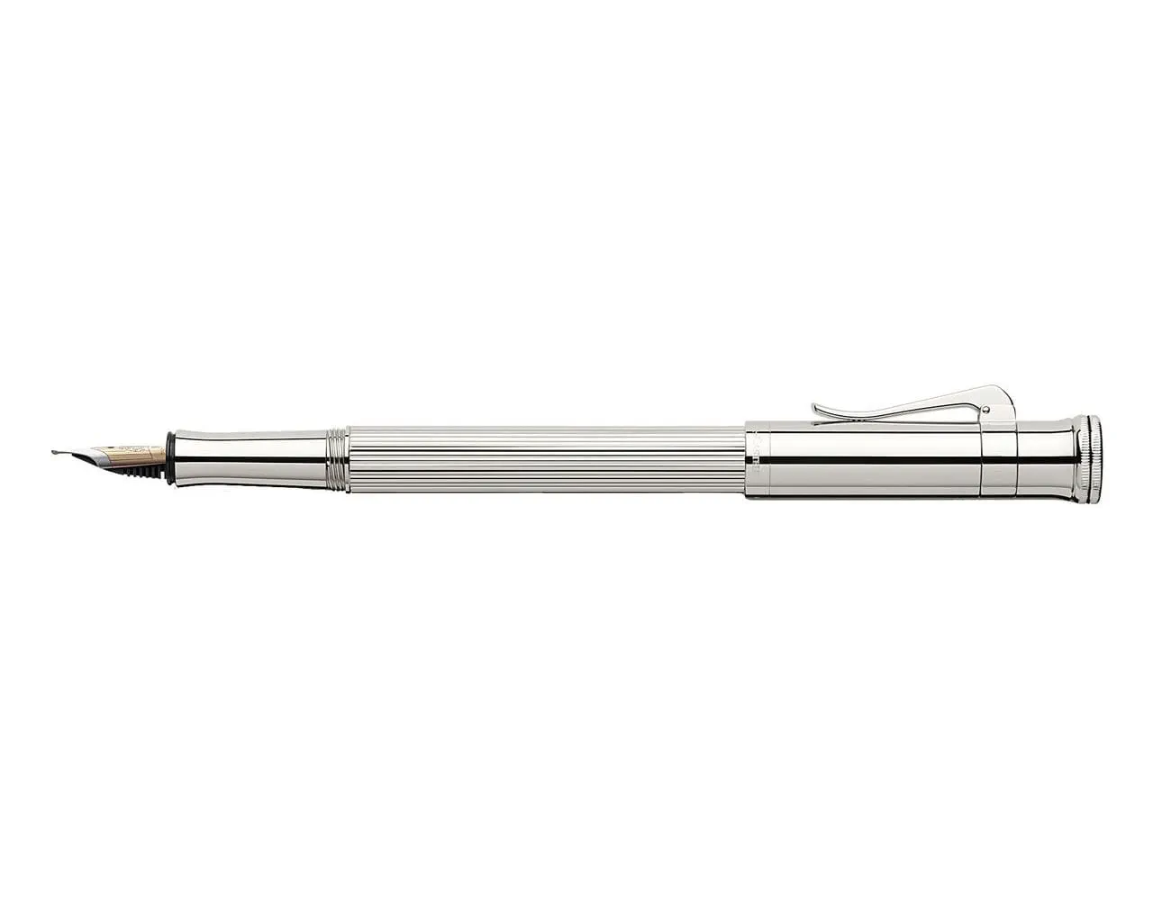Graf Von-Faber Castell Classic Sterling Silver Fountain Pen - Image 4