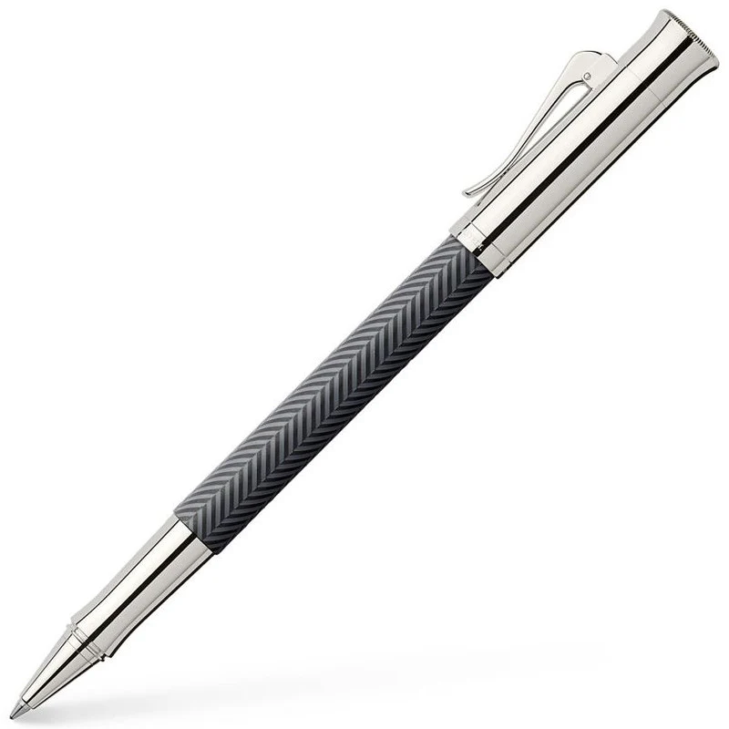 Graf von Faber-Castell Guilloche Rollerball Pen - Anthracite - Image 2