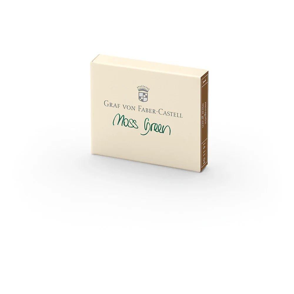 Graf von Faber-Castell Moss Green - Ink Cartridges