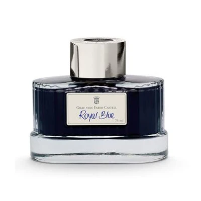 Graf von Faber-Castell Royal Blue - 75ml Bottled Ink - Image 2