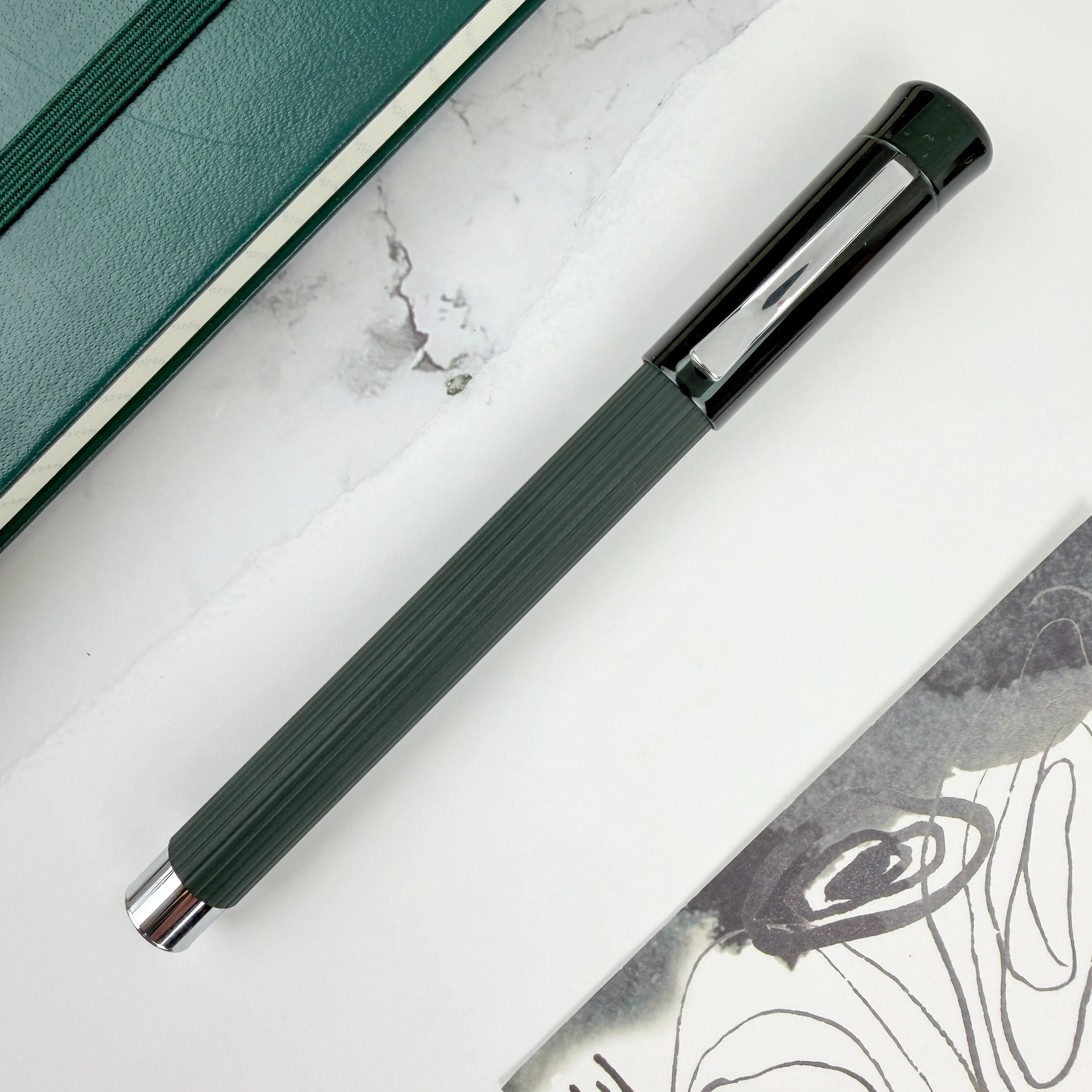 Graf von Faber-Castell Tamitio Fountain Pen - Dark Green - Image 2