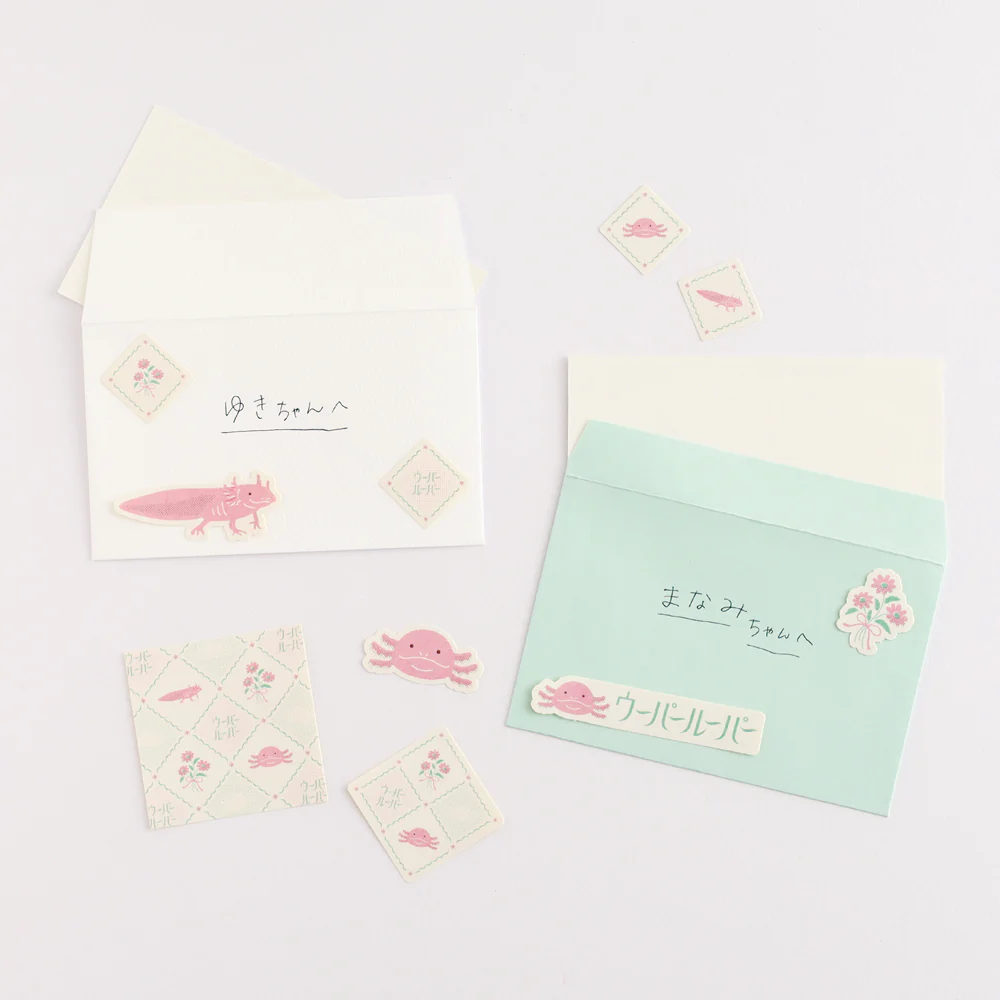 Green Flash Animal Department Store Flake Sticker - Axolotl - Image 3