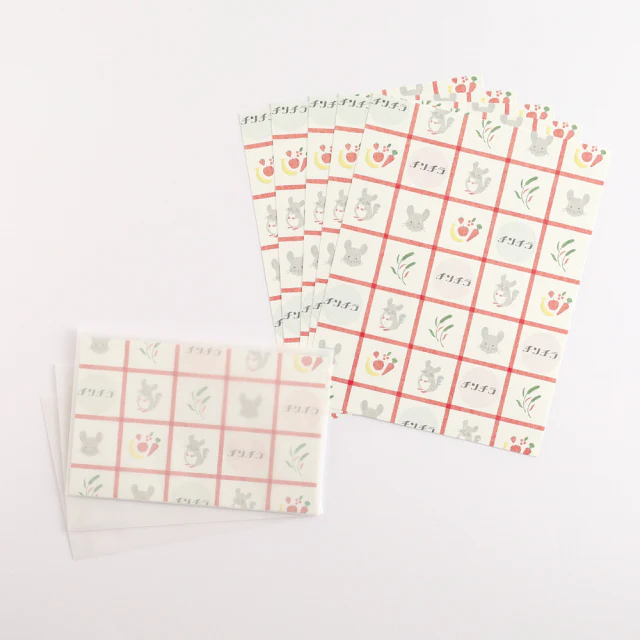 Green Flash Animal Department Store Letter Set - Chinchilla - Image 2