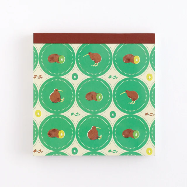 Green Flash Animal Department Store Memo Pad - Kiwi