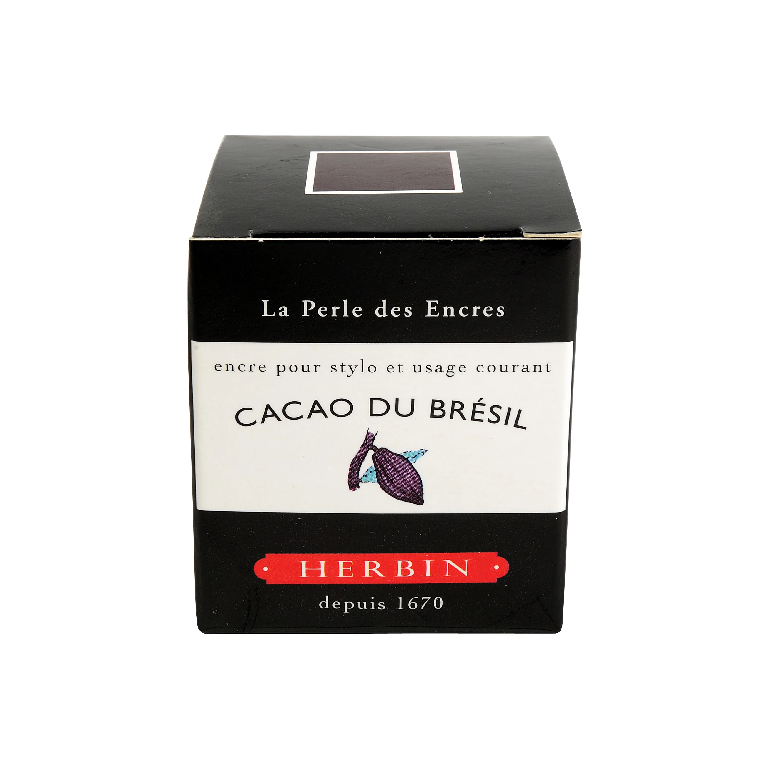 Jacques Herbin Cacao du Bresil - 30ml Bottled Ink - Image 3
