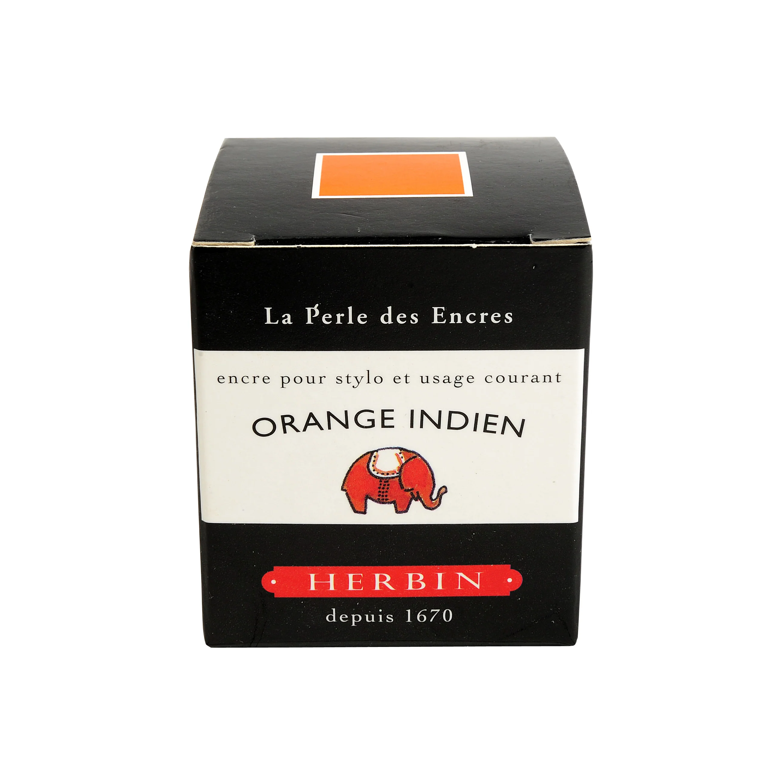 Jacques Herbin Orange Indien - 30ml Bottled Ink - Image 3
