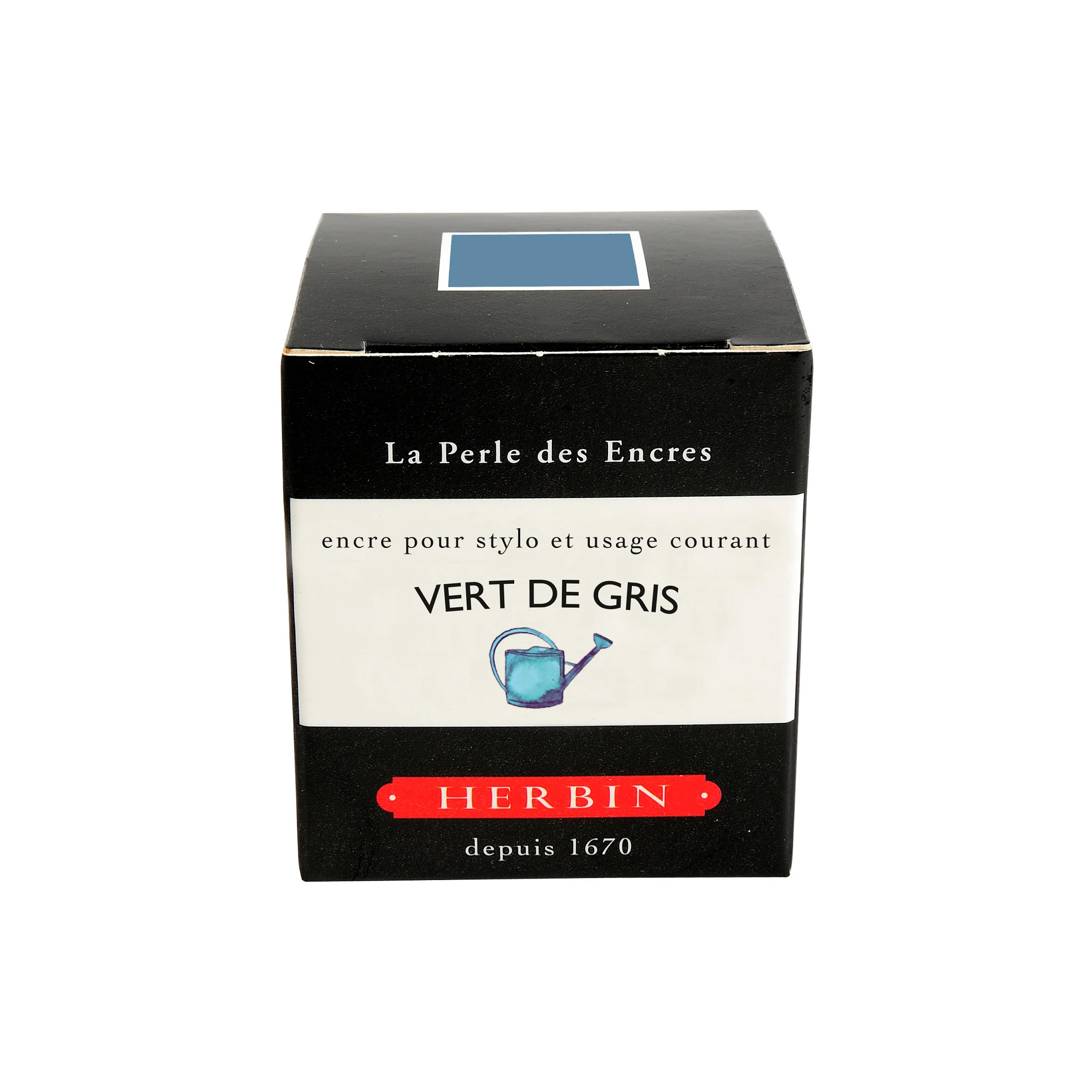 Jacques Herbin Vert de Gris - 30ml Bottled Ink - Image 3
