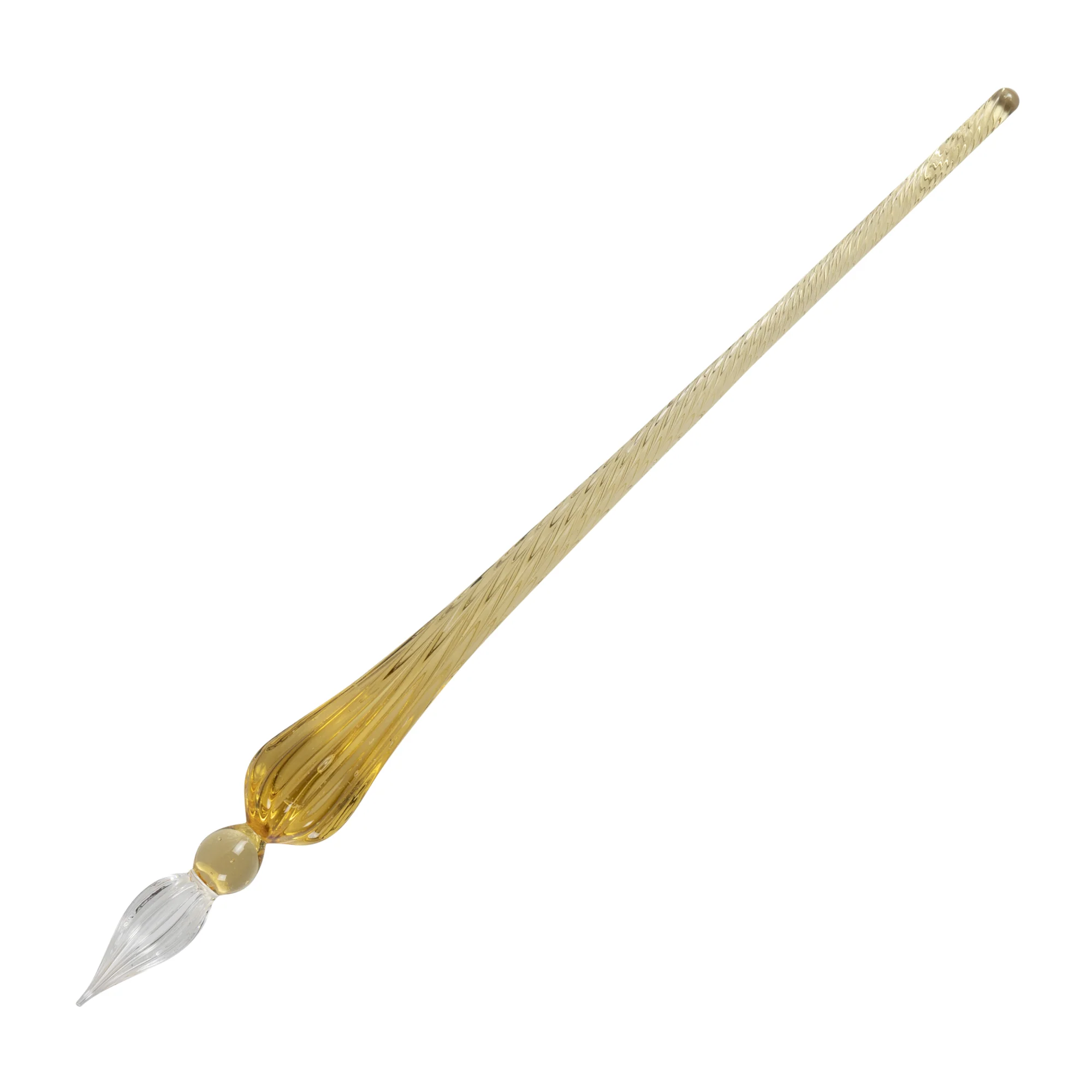 Jacques Herbin Round Glass Dip Pen - Amber - Image 2