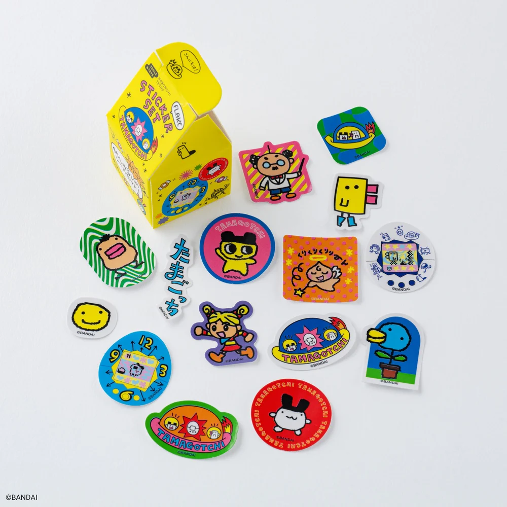 Hobonichi Flake Stickers - Tamagotchi Set of 3 Boxes - Image 3
