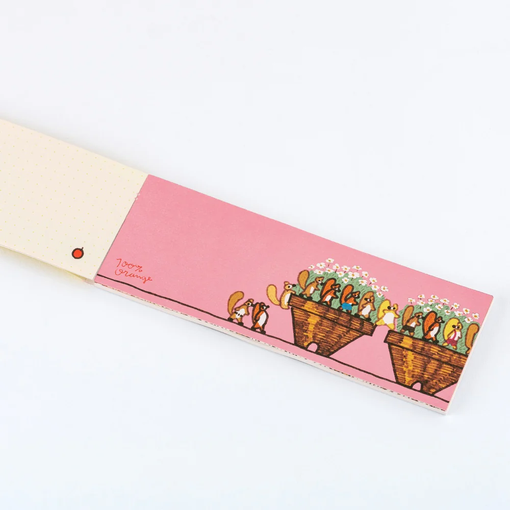 Hobonichi Letter Set - 100%ORANGE: Squirrel’s Moving Day - Image 2