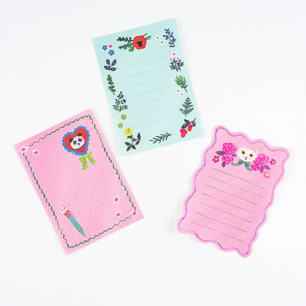 Hobonichi Mini Letter Set - Yumi Kitagishi: White Cat - Image 2