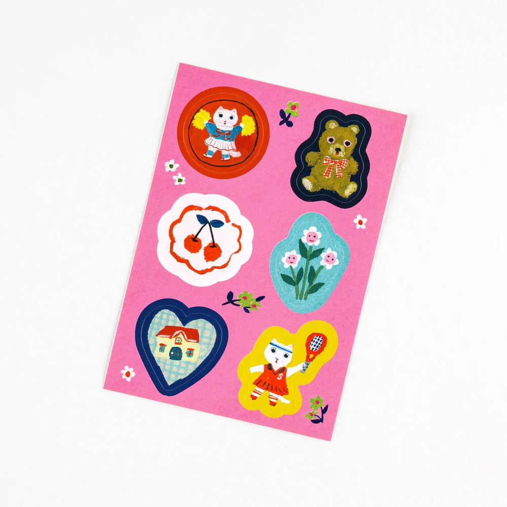 Hobonichi Mini Letter Set - Yumi Kitagishi: White Cat - Image 4