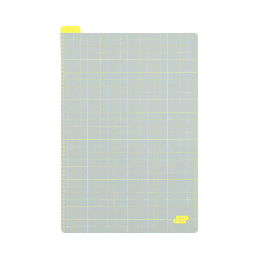 Hobonichi Pencil Board for A6 Size - Ice Gray x Yellow