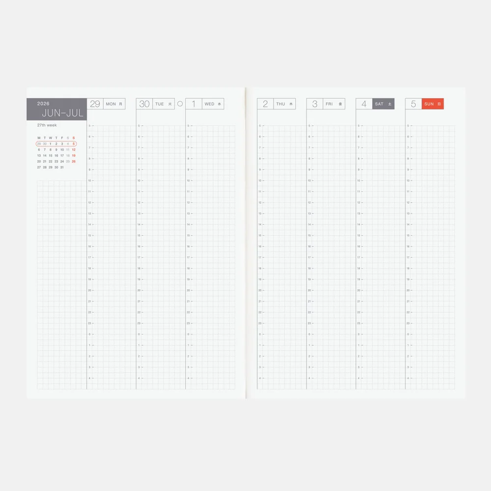 Hobonichi Techo A5 English Cousin Book - Image 6