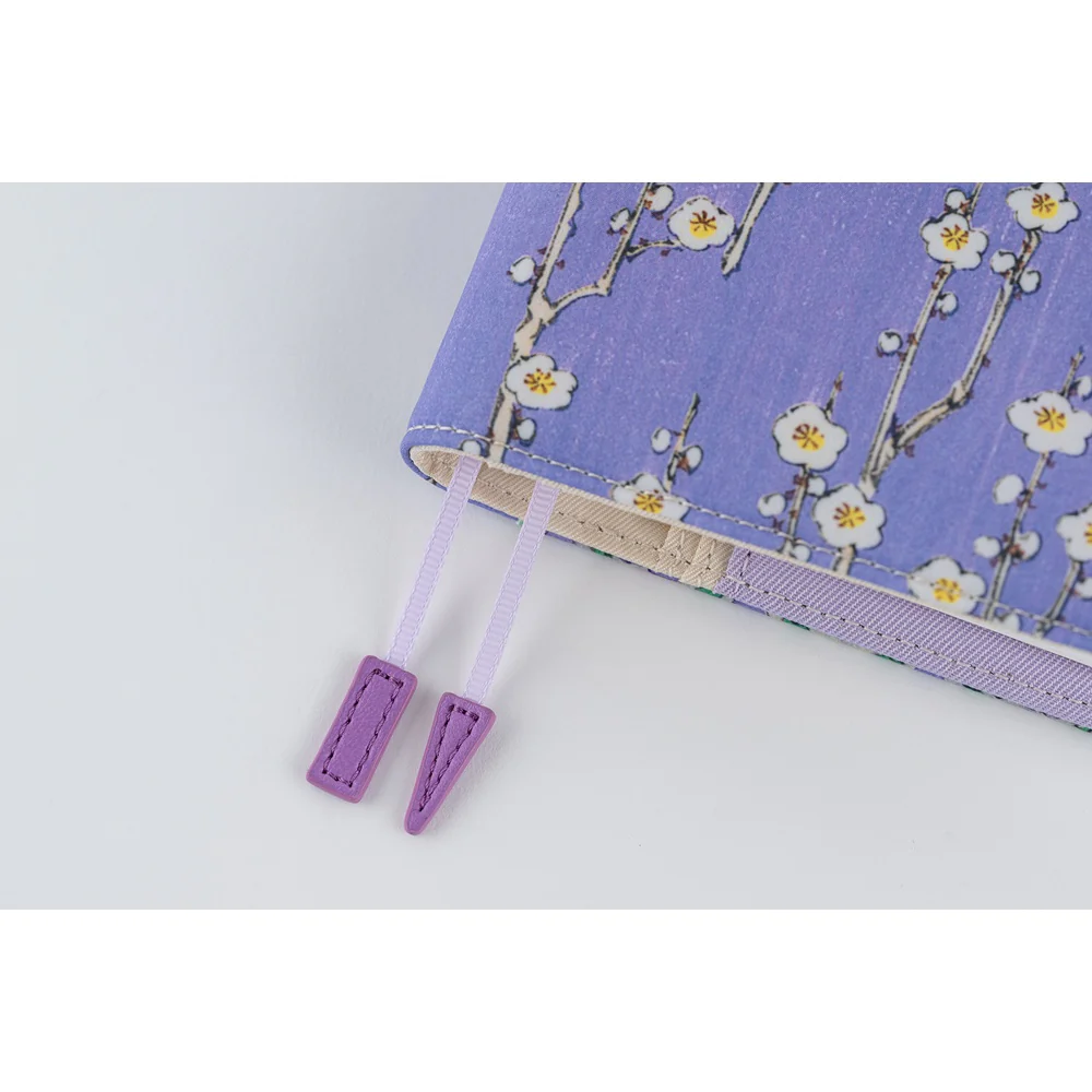 Hobonichi Techo A6 Original Planner Set - Unsodo Bijutsukai (Plum and Dianthus) (April Start) - Image 10