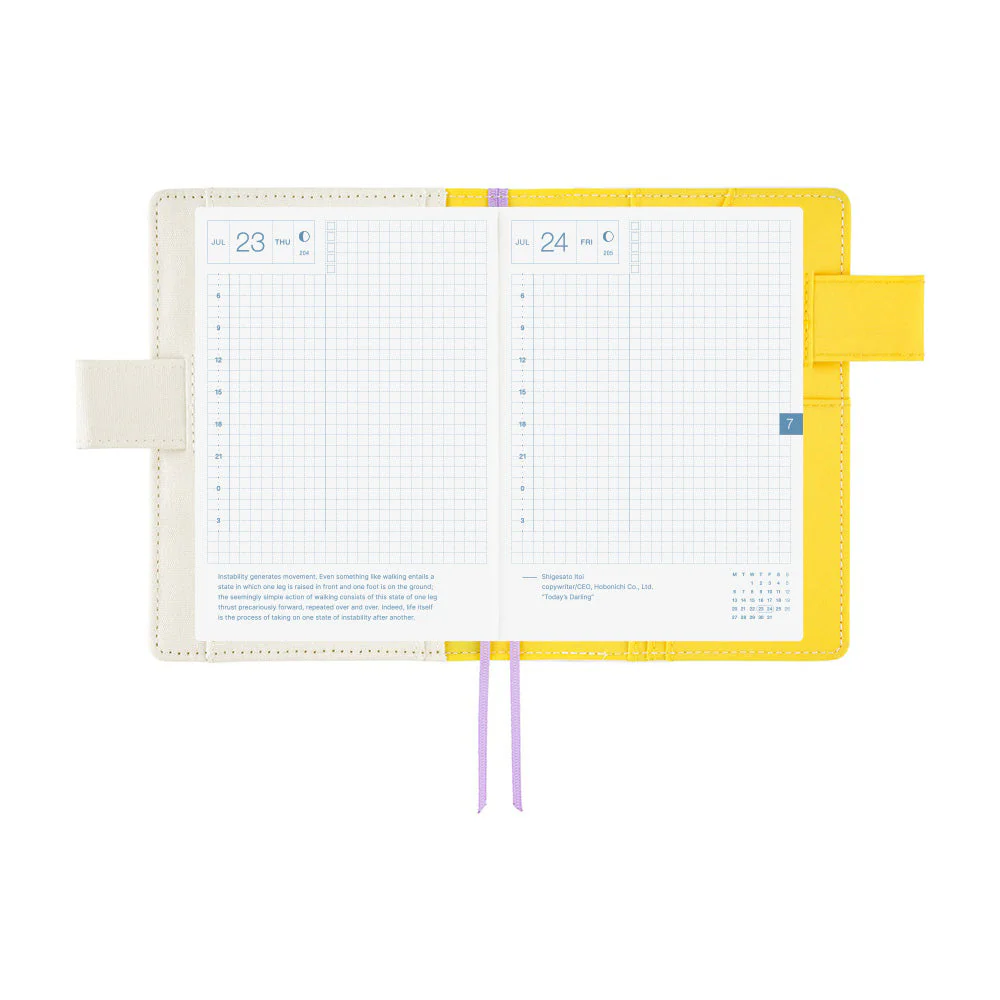 Hobonichi Techo A6 Original Planner Set - Yuichi Inoue: Hana (Flower) (April Start) - Image 5